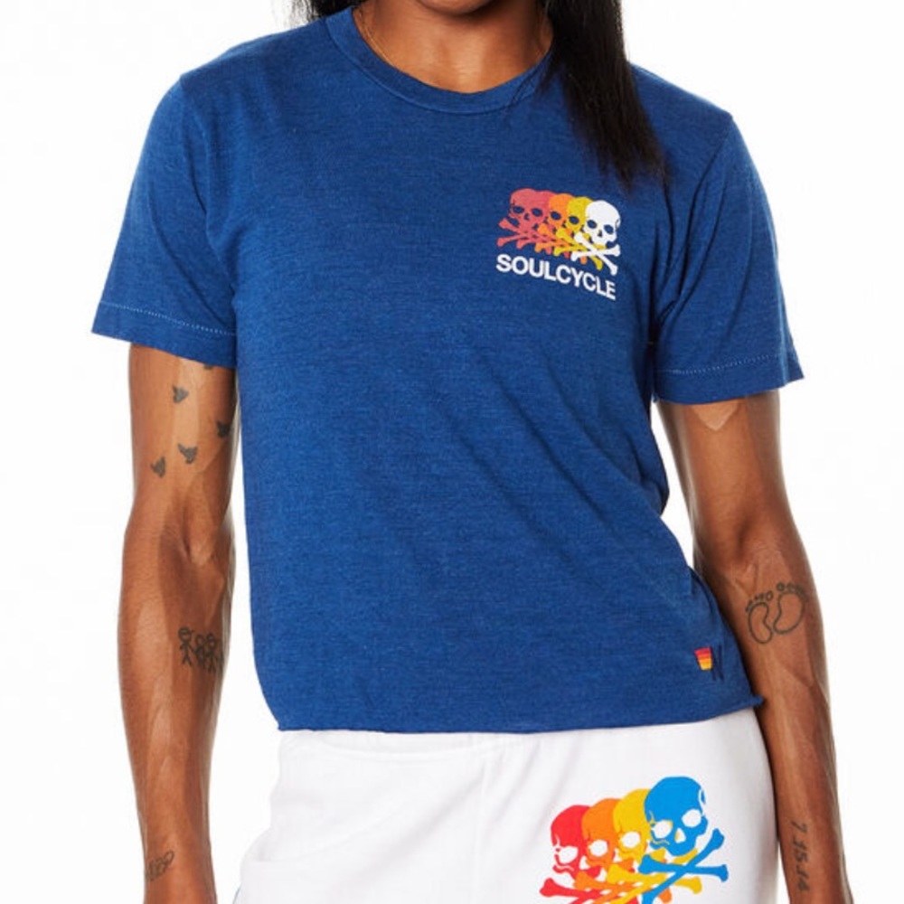 Aviator Nation Logo Boyfriend Tee -XS